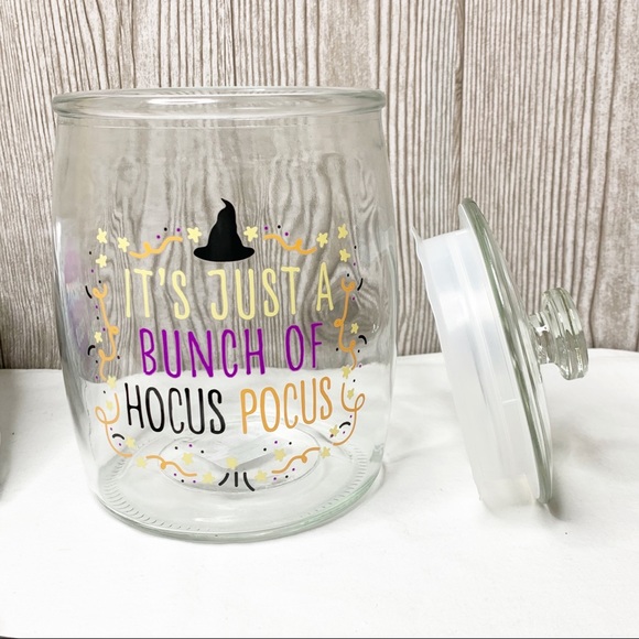 NWT”It’s Just a Bunch of HOCUS POCUS”Candy Jar Set - Picture 5 of 10